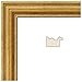 ArtToFrames 18x24 inch Gold Foil on Pine Wood Picture Frame, WOM0066-81375-YGLD-18x24