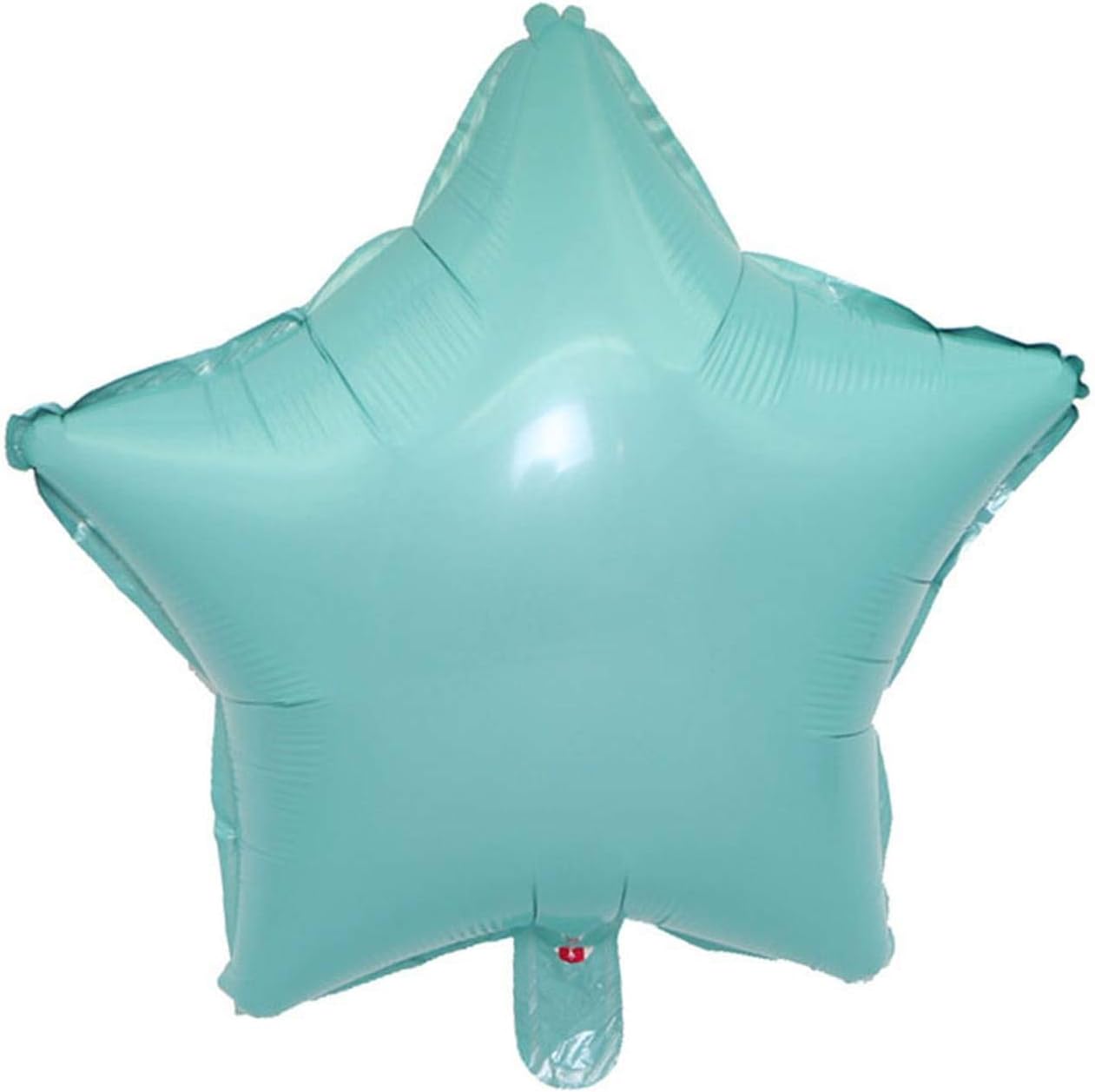 Eternity Bliss 1pc 18inch Star Heart Inflatable Helium Balloon Birthday Party Decorations Kids Foil Balloons Wedding Christmas Supplies Gifts,Mint,18inch