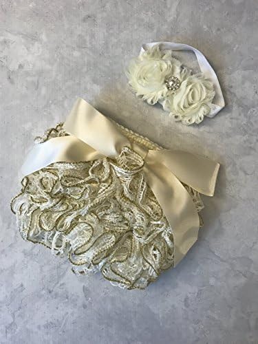 White and Gold Baby Girl Clothes