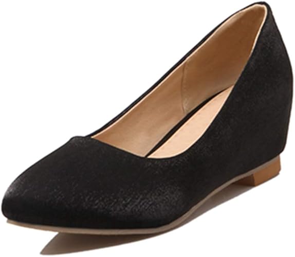 wedge heel court shoes