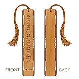 Dr. Seuss Reading - Learn - Quote Engraved Wooden Hand Made Bookmarks with Tassel