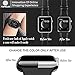 top4cus 42mm Cover Environmental Soft Flexible TPU Anti-Scratch Lightweight Protective 42mm Iwatch Case Compatible with Apple Watch Series 8/7 Series 6/SE/5/4 Series 3/2/1 - Black