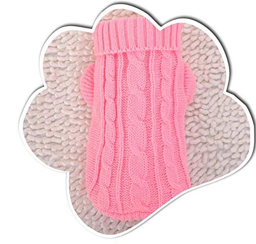 DENTRUN Mini Sweater Dog Cat Vest Coat Winter Cold Weather Jacket Sweater,Pet Cats Jeans Cool Christmas Denim Shirt, Pet Costume Clothing Pajamas Hoodie Warm Vest
