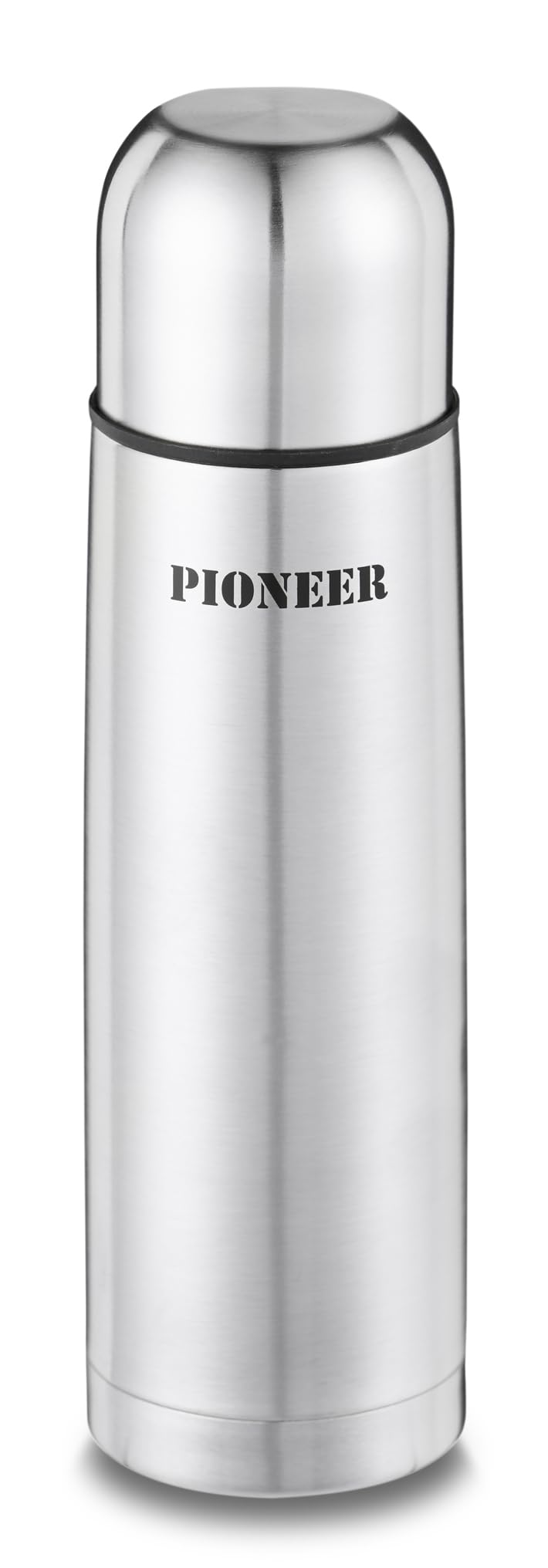 Pioneer Flasks SVF500 Insulated Vacuum 500ml Travel Flask, 18/10 Stainless Steel – Keeps Drinks Hot for 8 Hours, 0.5L