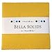 Moda Basics Bella Solids 30's Colors Charm Pack, Set of 42 5-inch (12.7cm) Precut Cotton Fabric Squares