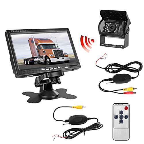 Buy ZSMJ RC 12V 24V Car Backup Camera Rear View Wireless IR Night