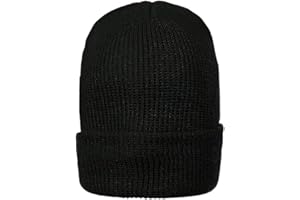 M MCGUIRE GEAR Warm Wool Military GI Watch Cap, 100% Wool US Made Tactical Beanie, Winter Hat for Men and Women - One Size