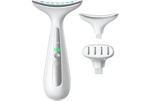 AZMAVO Facial and Neck Massager for Face, Neck & Eye - Skin Lifting & Firming - Wrinkle & Dark Circle Reducer - at Home Skin Care Face Sculpting Tool and Neck Massager