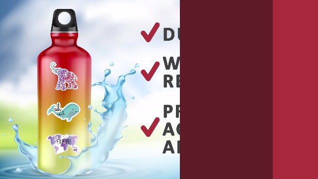 6 Stickers+Bottles+Sticker+Waterproof+RipDesigns