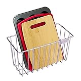 Haolide Stainless Steel Kitchen Sponge Holder,Silver Sink Caddy Organizer Soap Sponge Rack Brush Sponge Sink Draining Towel Rack