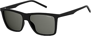 Polaroid Herren Pld 2050/S M9 807 55 Sonnenbrille, Schwarz (Black/Grey), EU
