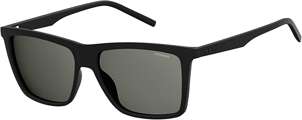 Polaroid Herren Pld 2050/S M9 807 55 Sonnenbrille, Schwarz (Black/Grey), EU