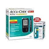 Accu-Chek Active Blood Glucose Meter Kit (Multicolor)( Vial of 10 strips free)