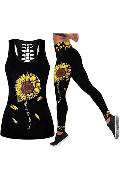 Sunflower leggings and shirt Clearance