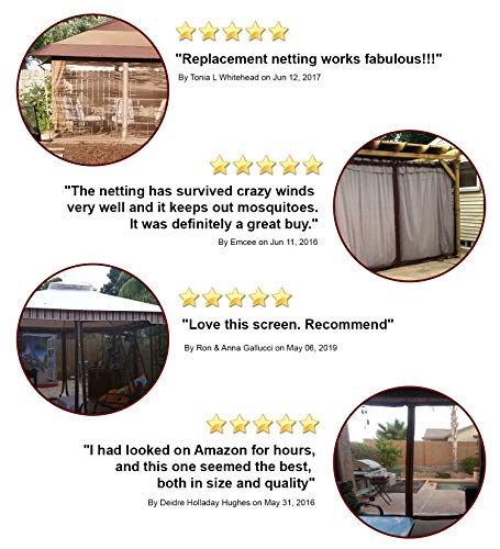 2 Sunjoy+S+GZ001+Mosquito+Netting+Panels