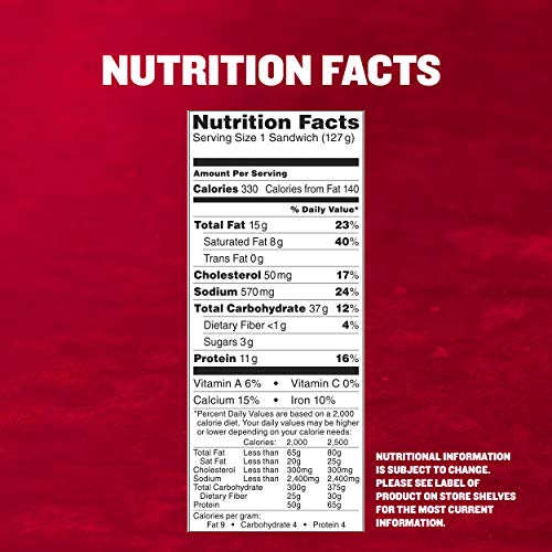 6 POCKETS+Frozen+Sandwiches+Cheese+2+Pack