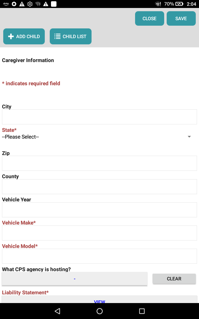 Car Seat Check for Android