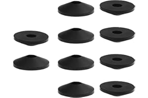 10Pcs Conical Rubber Washers for Toilet Tank to Bowl Bolts, Jwodo Beveled Gasket Washers for Toilet Tank Leakage Prevent, Universal Fit for 5/16” Toilet Bolts