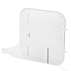 Front Number Plate Plastic White Compatible with