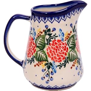 Polish Pottery Ceramika Boleslawiec 0205/280 Jacek 1 Pitcher, 1-Cup