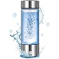 Hydrogen Water Bottle,420ml Hydrogen Water,Hydrogen Water Bottle Generator Improve Water Quality in 3 Minutes,Portable Hydrogen Water Ionizer Machine for Home,Office and Travel(Silver)