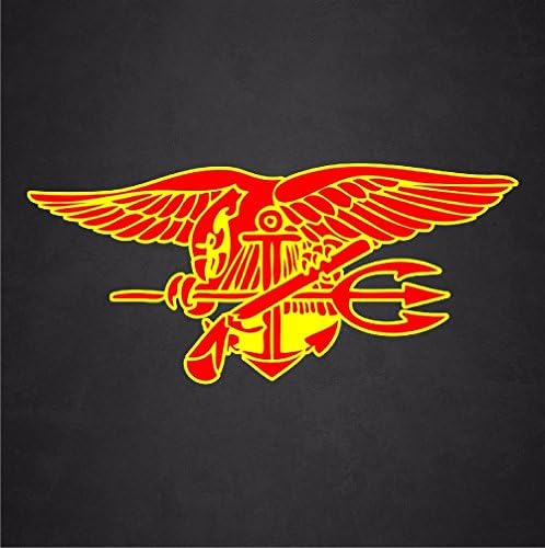 US Navy Seal Insignia Badge Veteran Vinyl Graphics Decal Sticker Car Window x2Pc
