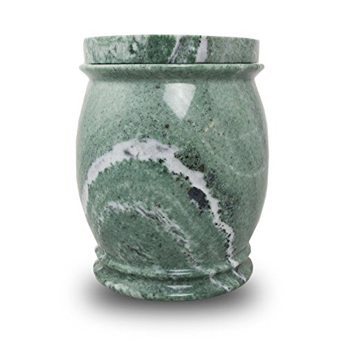 image for OneWorld Memorials Genuine Jade Marble Memorial Funeral Urns - Large -