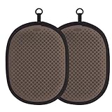 OXO Good Grips Silicone Pot Holder, Black (2 Pack)