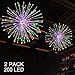 BizoeRade Hanging String Lights, 2pack DIY Firework String Light, 200 LED 8 Mode Dimmable Hanging String Light, Battery Operated with Remote Control for Ceiling, Party Decoration, Outdoor Dinner