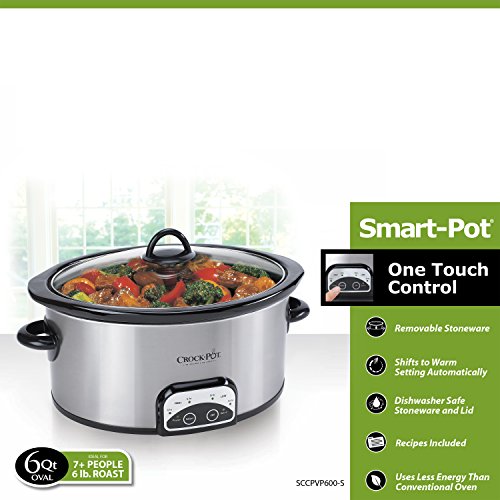 4 Crock+Pot+SCCPVP600+S+Smart+Pot+6+Quart+Stainless