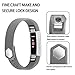 iGK Replacement Bands Compatible for Fitbit Alta and Fitbit Alta HR, Newest Adjustable Sport Strap Smartwatch Fitness Wristbands with Metal Clasp Gray Small