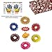Super India Store Acupressure Massage Sujok Rings for Finger in Assorted Color Set of 6 Pcs + Health Products