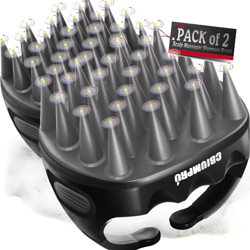 Scalp Massager Shampoo Brush, 2 Pack Scalp Brush Shower for Hair Growth