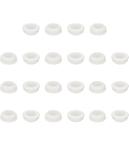 PATIKIL Silikon Gummiringe 22 Stück - 16mm Bohrloch 12mm Innendurchmesser