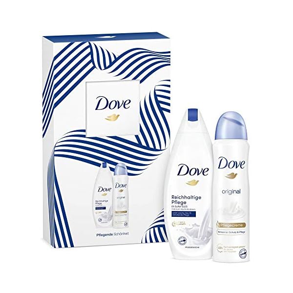 Dove-Gift-Set-Rich-Care-for-Softer-Skin-with-Deodorant-Spray-and-Shower-Gel-150-ml-250-ml Dove Gift Set Rich Care for Softer Skin with Deodorant Spray and Shower Gel (150 ml + 250 ml)