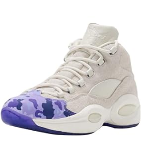 reebok question mid mujer azul