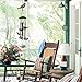BlessedLand Bird Wind Chimes-4 Hollow Metal Tubes -Wind Bells and Birds Wind Chime with S Hook for Indoor and Outdoor