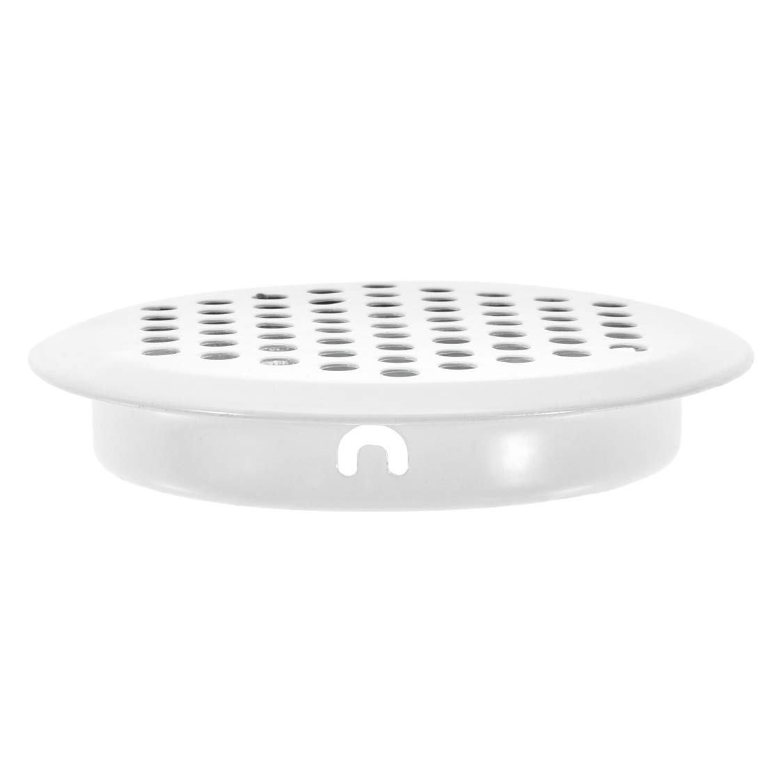 sourcing map Round Air Vents, Fit 2.09" Dia. Hole, Circle Mesh Airflow Louver for Kitchen Cabinet Shoebox Wardrobe, Stainless Steel, White Pack of 15