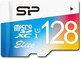 Silicon Power Tarjeta MicroSDXC UHS-1 clase 10 de 128 GB con velocidad de hasta 75 MB/s