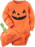 Carter's 2-Piece Pumpkin Hat And Collectible Bodysuit 12 Months