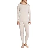 Latuza Women's Petite Thermal Underwear Set Fleece Lined Long Johns