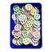 Rimobul Quilting Quilter's 1.9'' Head Pins Boxed, 100 Per Pack - Flat Button