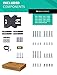 Fortress Mount Articulating TV Wall Mount for 22-55