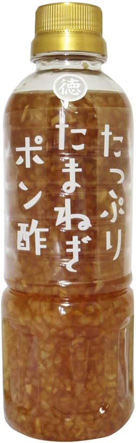 Amazon 徳島産業 たっぷりたまねぎポン酢 400ml 4本 徳島産業 ポン酢 通販