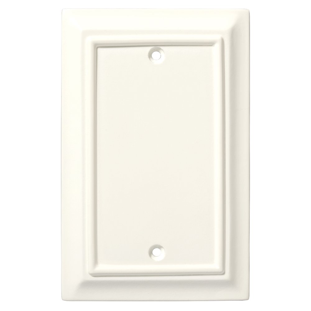 Brainerd 126339 Wood Architectural Single Blank Wall Plate / Switch