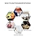 XIAOKOA PC Condenser Microphone, Microphones for PC/Desktop/Laptop/Notebook/Ipad Plug & Play 3.5mm Adjustable for Recording, Gaming, Podcasting, Online Chatting (A2)