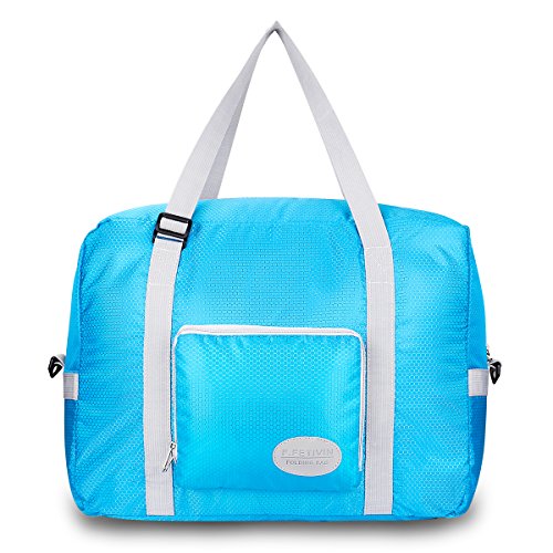 Travel Foldable Waterproof Duffel Bag - Lightweight Carry Storage Luggage Tote Duffel Bag. - Thumbnail 7