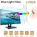 24 in Anti Blue Light Laptop Screen Protector, Anti Blue Light & Glare Filter Film Eye Protection Blue Light Blocking Screen Protector for 24