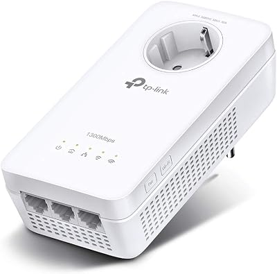 TP-Link TL-WPA8631P AV1300 AC1200 Gigabit WLAN Powerline WiFi Extender Socket