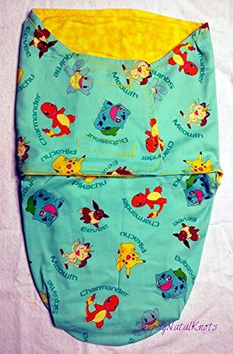 Generation I Pokemon Swaddler with Velcro
